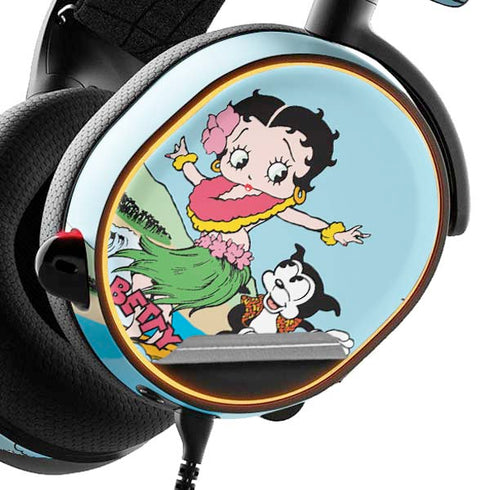 Betty Boop Surfing SteelSeries Arctis 3 Skin